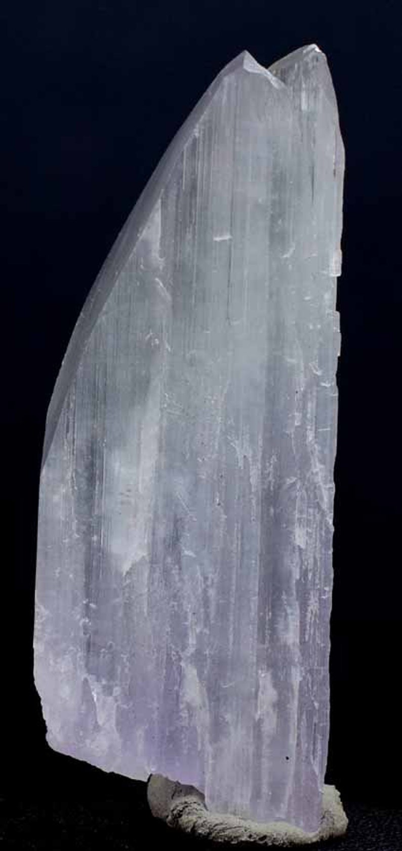 Spodumene Kunzite Natural Stone from Afghanistan 75*28*10 mm 36 Gram Bi Color Kunzite Crystal