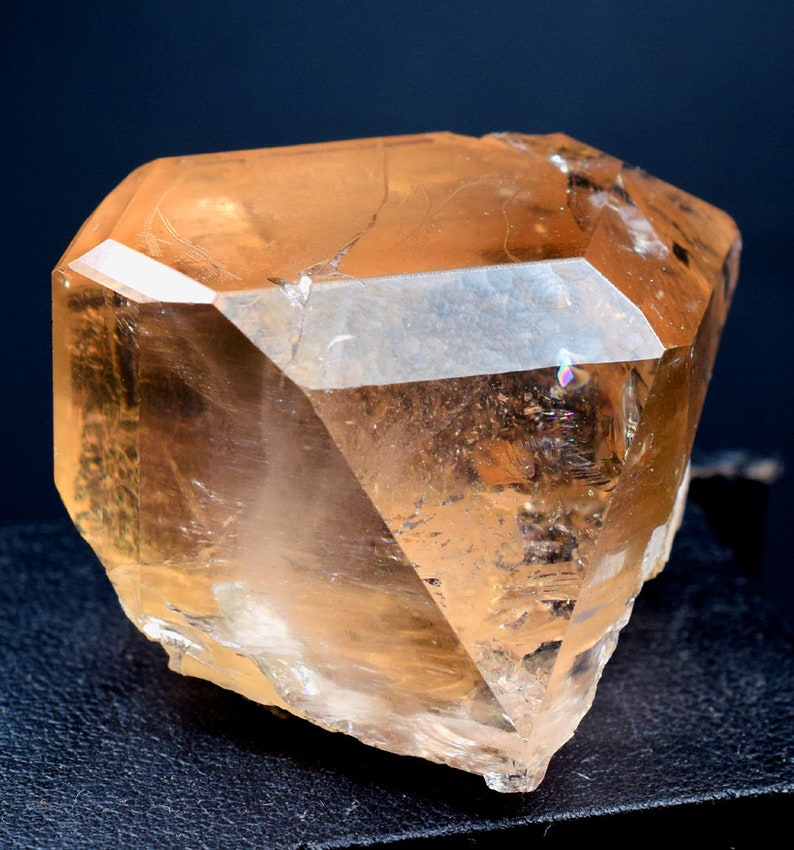 Topas Kristall , Natürliches Topas Exemplar , Sherry Topaz aus Skardu Pakistan 66 Gramm , 403425 mm Bild 1