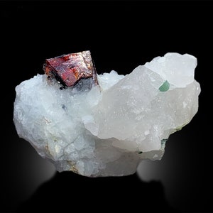 Red Tantalite Crystal, Tantalite with Quartz, Raw Tantalite Specimen, Mangano Tantalite, Raw Crystal, Rough Tantalite Mineral Specimen, 32 g