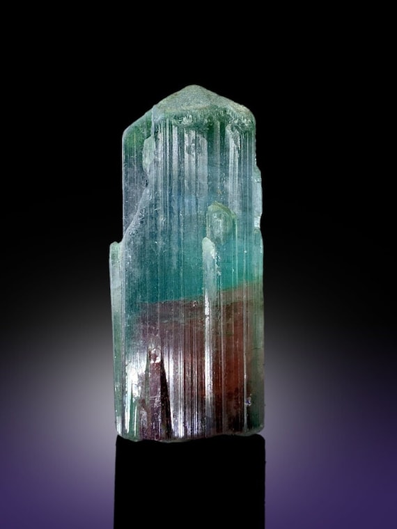 バイカラートルマリンクリスタル、ターミネーテッドトルマリン  