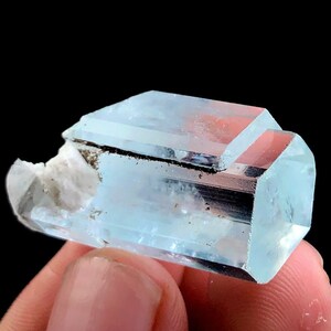 Aquamarine Crystal, Blue Aquamarine, Natural Aquamarine Cluster, Aquamarine Stone, Aquamarine From Shigar Pakistan 83 cts, 33*20*15 mm