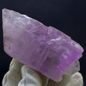 Natural Double Terminated Pink Kunzite Crystal From Afghanistan - 194 Gram - 102-49-21 mm