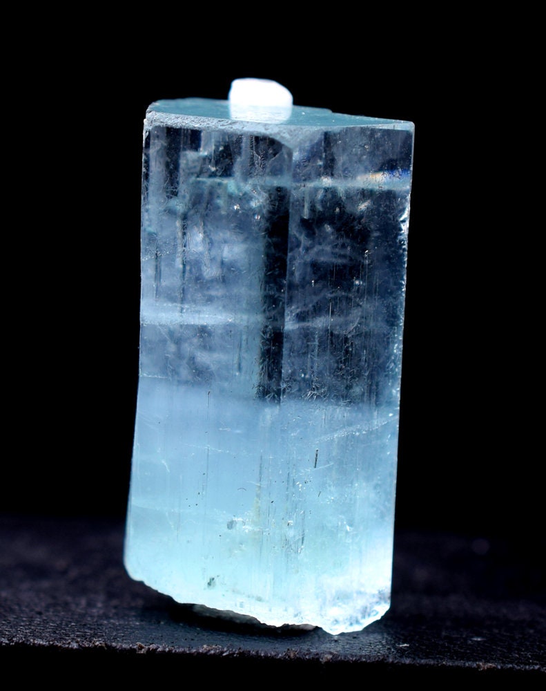 天然治癒アクアマリンクリスタル パキスタン産天然ブルーアクアマリンクリスタル - 17グラム、31