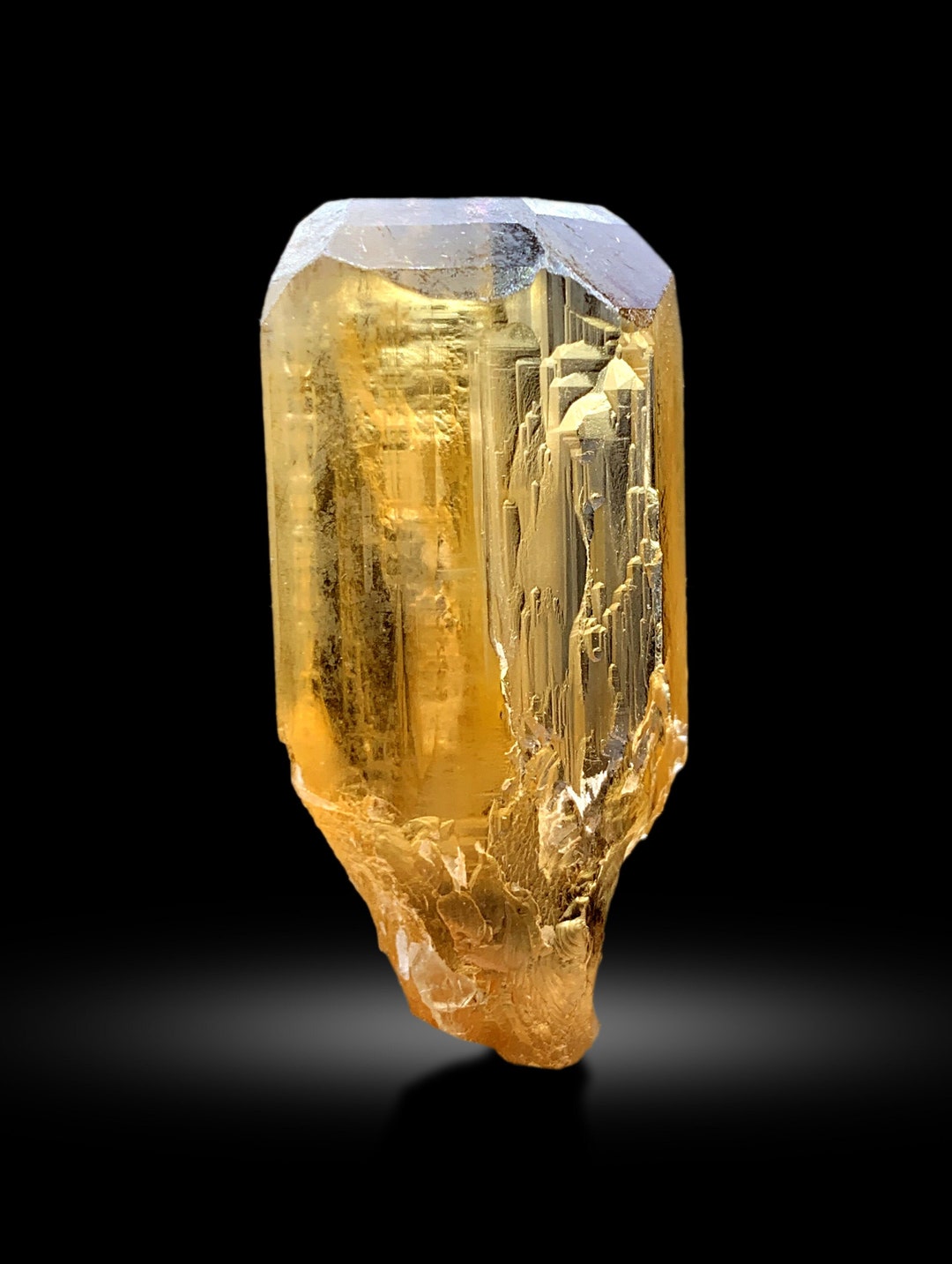 Golden Topaz Crystal Specimen: 48 Gram Rough Gemstone From Skardu