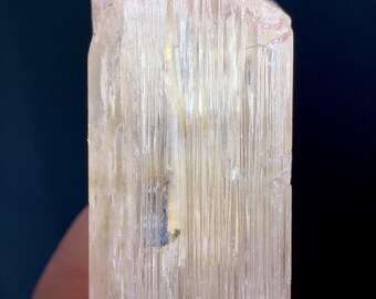 Natural Terminated Pink Kunzite Crystal from Afghanistan - 77 Gram