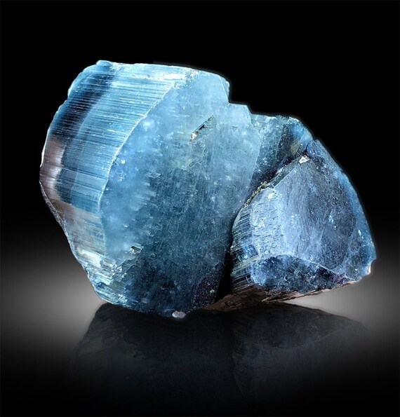 ブルーキャップトルマリン結晶標本：80グラムパプロクトルマリン