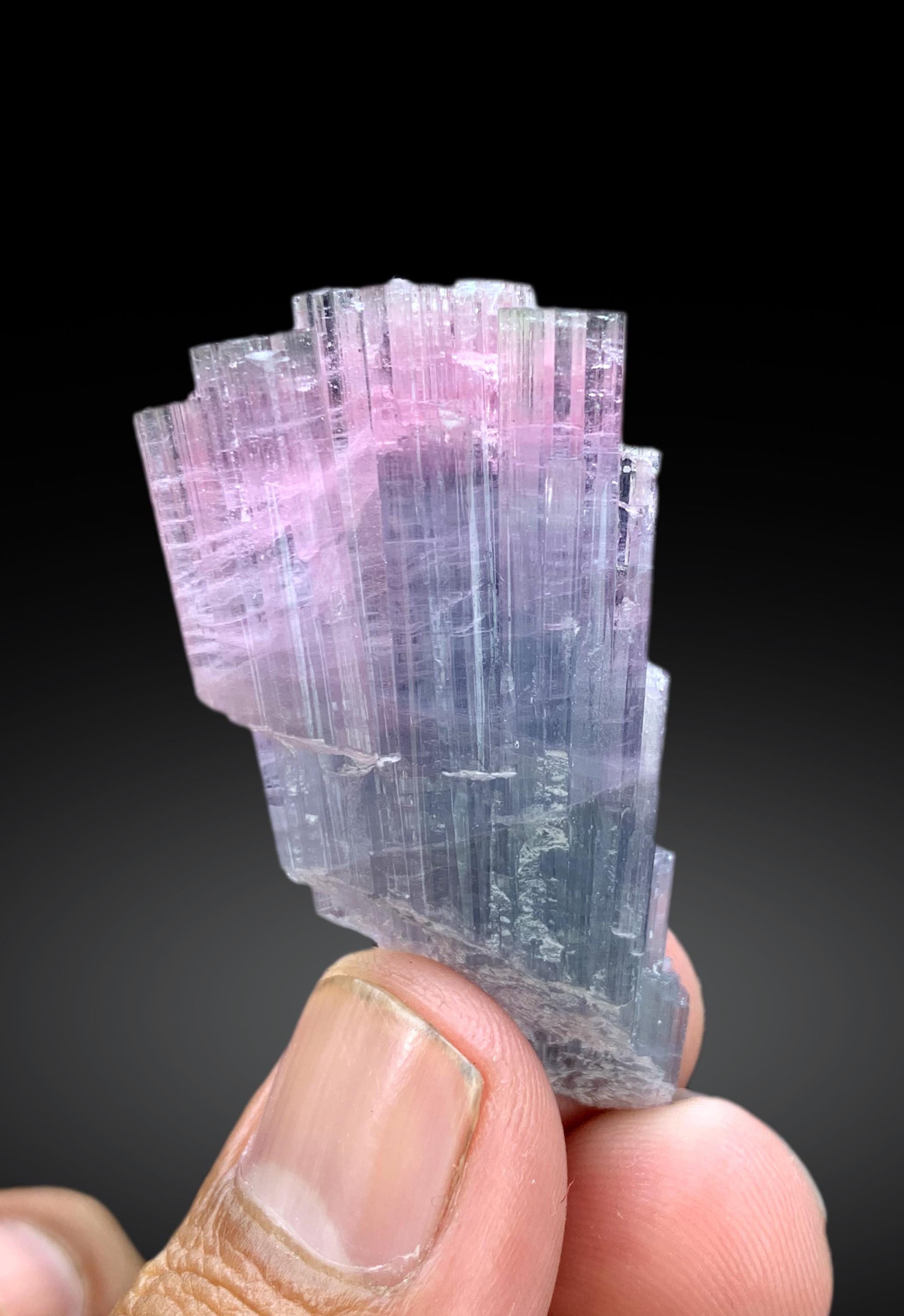 アフガニスタン産コットンキャンディトルマリンクリスタル、20グラム