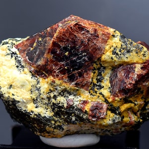 Natural Zircon Crystal on Matrix From Baluchistan Pakistan - 253 g , 76*54 mm