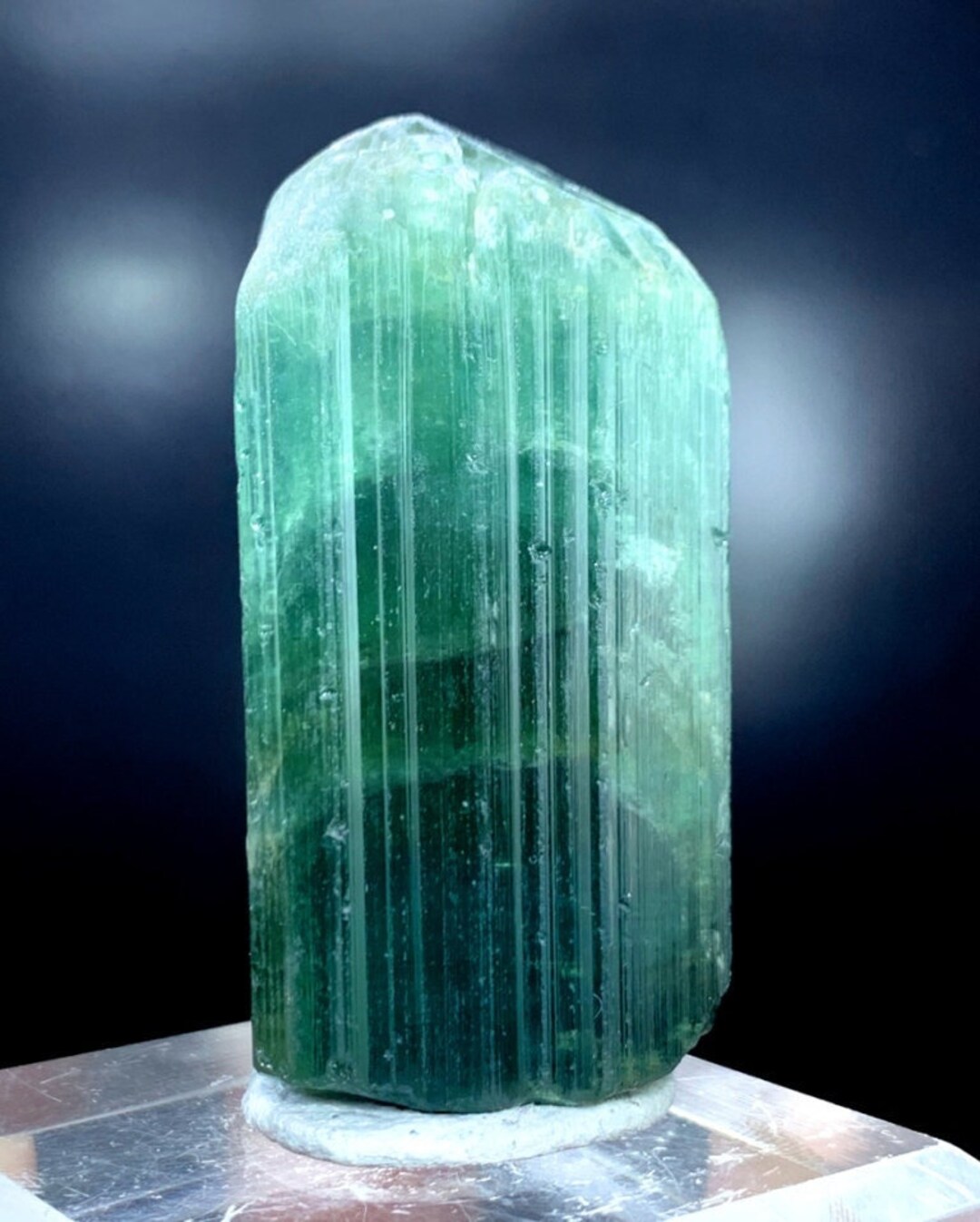 天然石ブルーグリーントルマリン ブルーグリーントルマリン ブラジル産 0.78ct[230923531]6.5x4