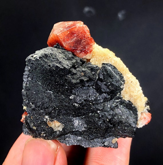 Red zircon deals stone