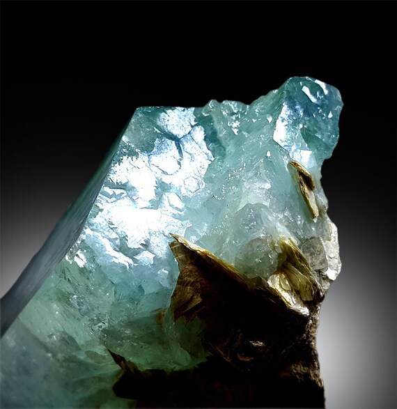 アクアマリン結晶 原石 パキスタン 鉱物標本 パキスタン