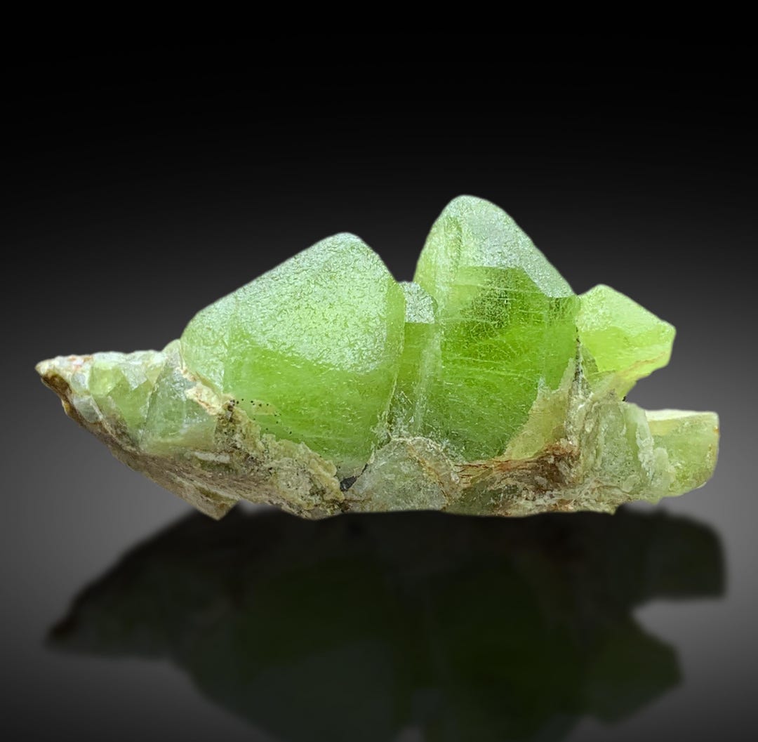 Lush Green Peridot Crystal Specimen From Supat Valley Pakistan - 41 ...