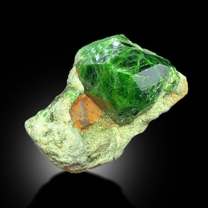 Demantoid Garnet, Green Garnet, Garnet Crystal, Demantoid Garnet Specimen, Garnet Specimen, Mineral Specimen - 49 gram
