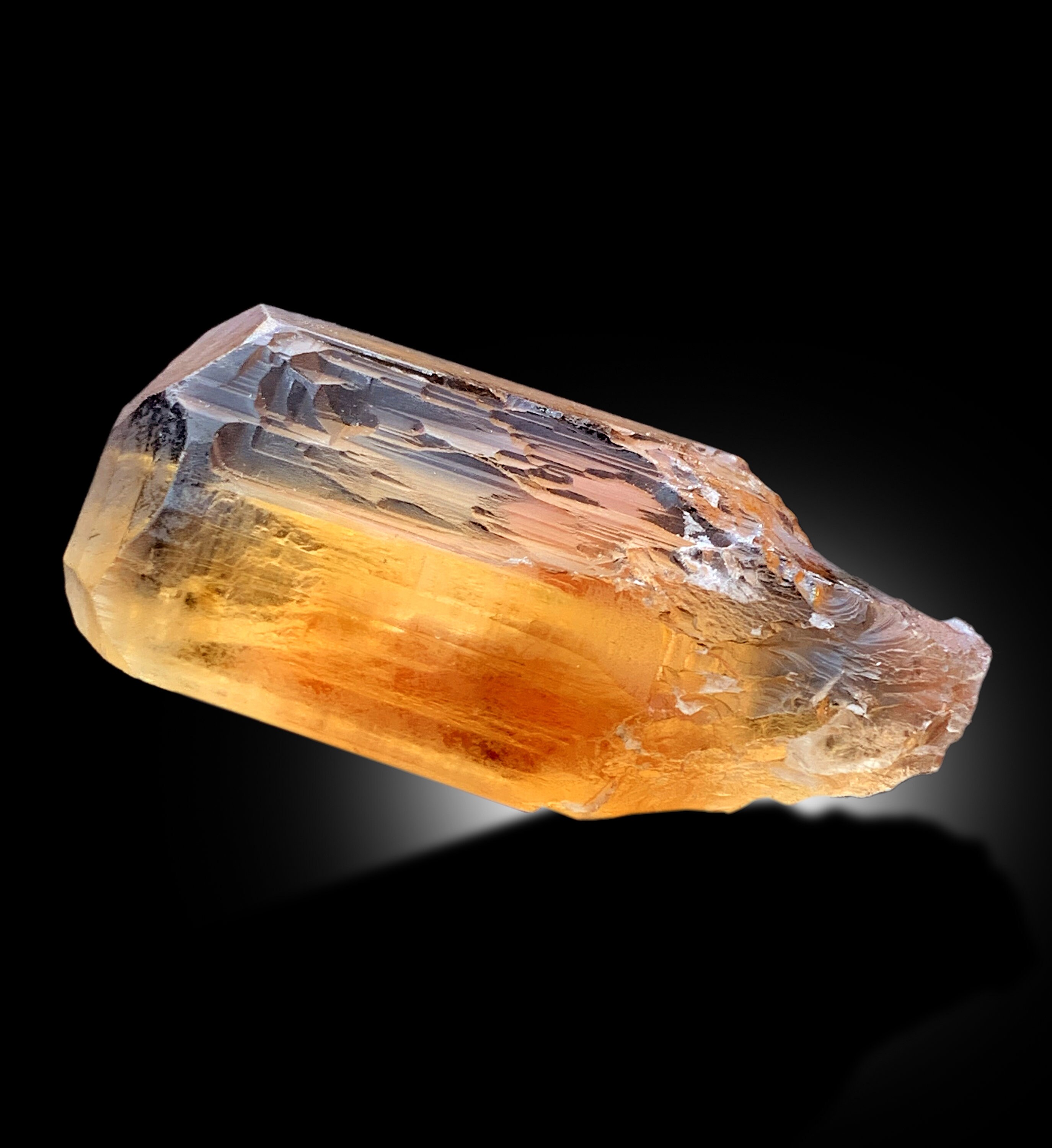 Golden Topaz Crystal Specimen: 48 Gram Rough Gemstone From Skardu