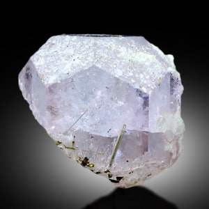 AquaMorganite Crystal, Bicolor Beryl, Morganite var Aquamarine, Green Tourmalines, Raw Mineral, Crystal Specimen - 47 gram
