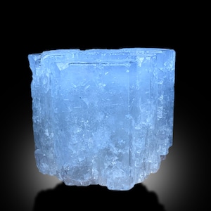 Natural Terminated Blue Aquamarine Crystal From Skardu Pakistan - 338 gram