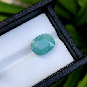 Oval Grandidierite Gemstone: 6.65 Carats, Madagascar Origin