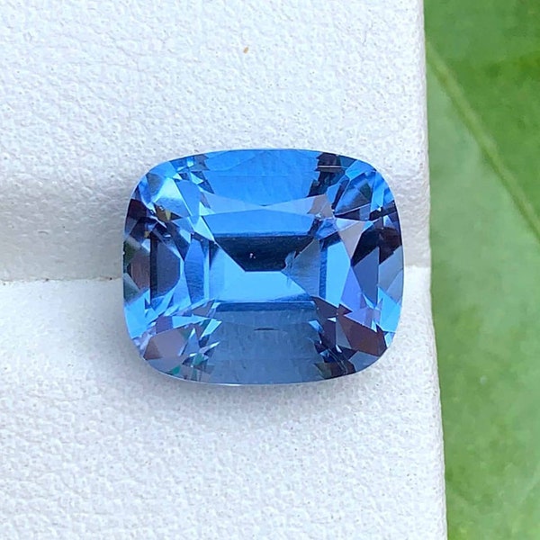 Santa Maria Aquamarine Beryl Loose Gemstone, Aquamarine Faceted Stone for Ring, jewelry Making, Gemstone Jewelry - 6.16 CT