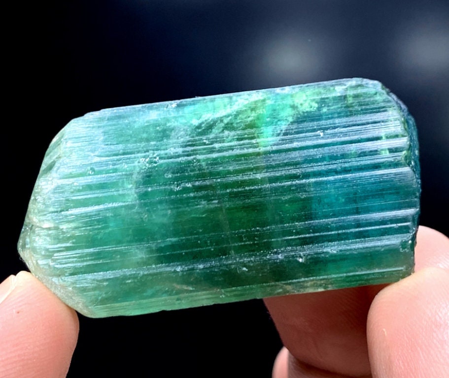 天然石ブルーグリーントルマリン ブルーグリーントルマリン ブラジル産 0.78ct[230923531]6.5x4