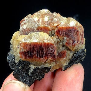 Red Zircon Specimen | Red Zircon Crystals | Ziron Stone | Red Zirconia | Zircon Gemstone | Raw Gemstone | Mineral Specimen | 73 g