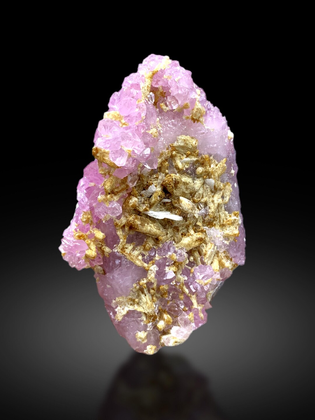 Crystalised Roses Crystallized Pink Rose Quartz With Childrenite From Afghanistan - 36 ...