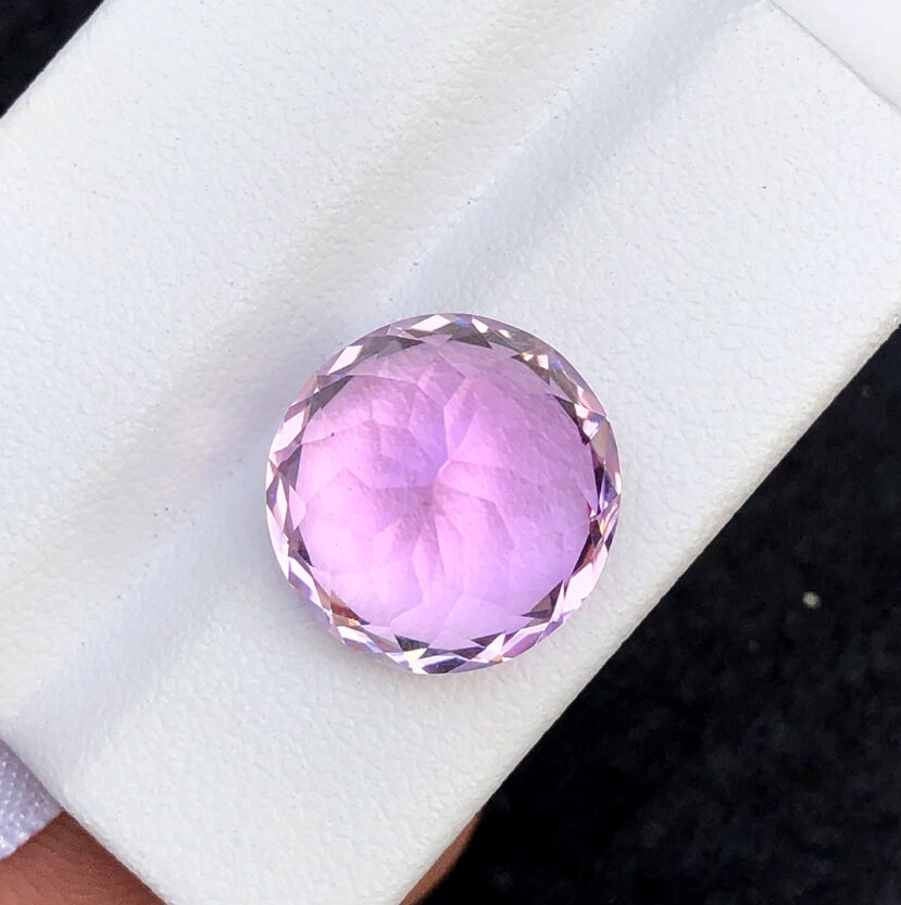 Orecchini Pendenti Fatti A Mano Con Kunzite Rosa – Gioielli Artigianali In Argento Placcato J485