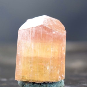 Tourmaline , Double Terminated Pink Cap Bi Color Tourmaline Crystal from Paprok - 34.35 carats- 17*16*14 mm