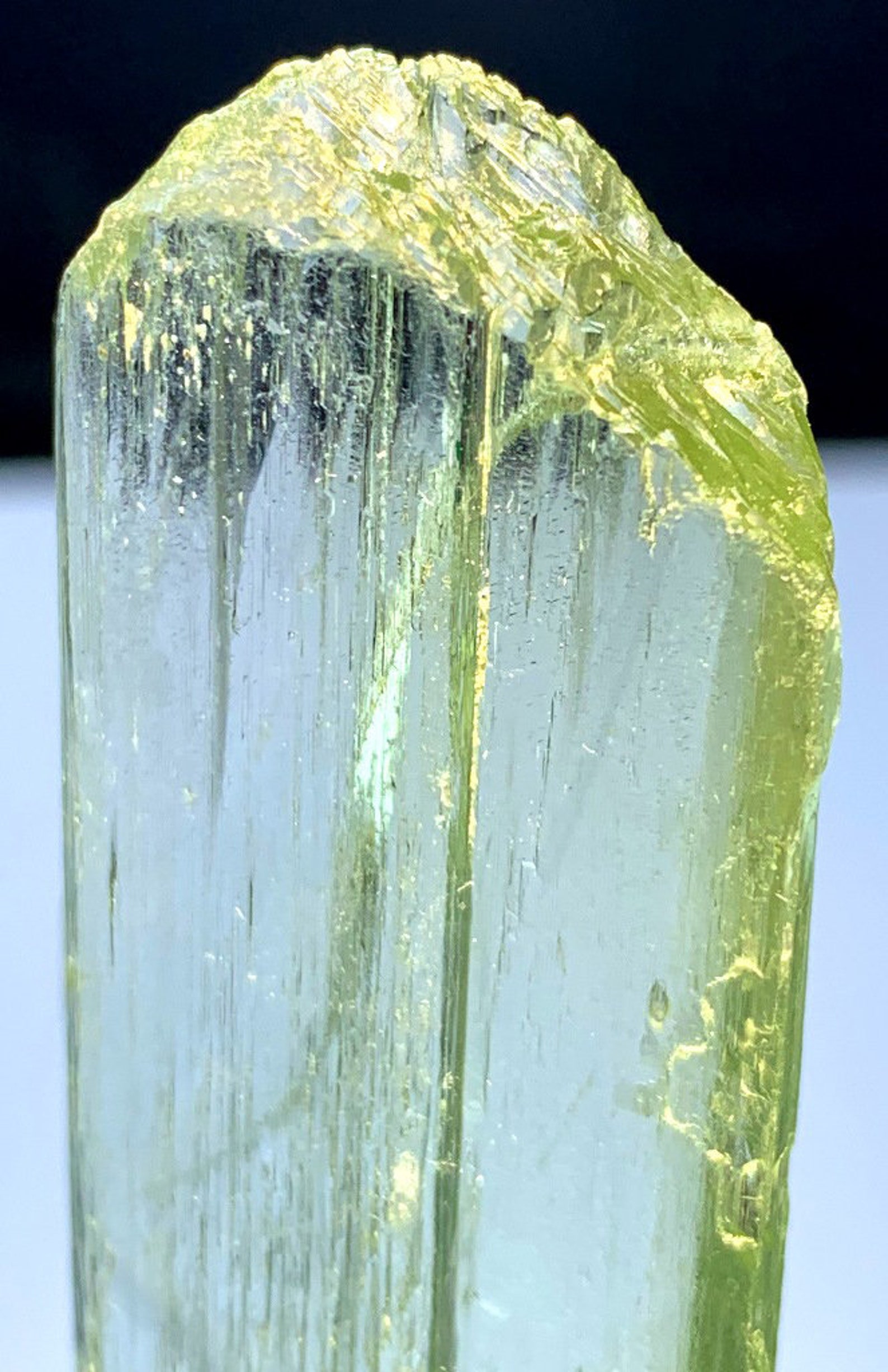 Yellow Kunzite Crystal Triphane Kunzite Natural Crystal From Etsy