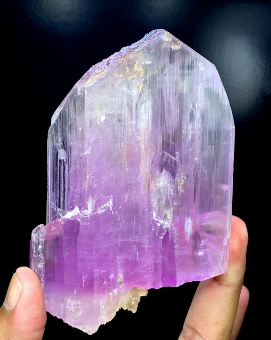 【天然クンツァイトルース 3.74ct:5929】Kunzite