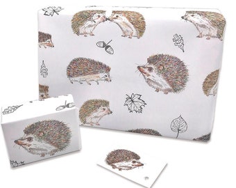 4 sheets for less than the price of 2 on Hedgehog Wrap and Tag. Wrap has acorn & leaf printed on 2 of the Hedgies(see pic).Hard to spot.