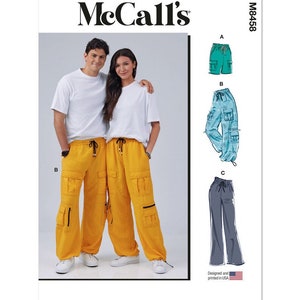 Unisex Pull On Shorts and Pants - McCall&#39;s Sewing Pattern M8458