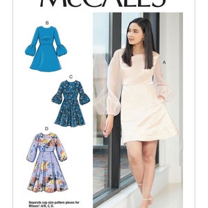 Misses’ Dresses - Choose Your Sleeve & Dress Length - McCall's Easy Sewing Pattern M7832