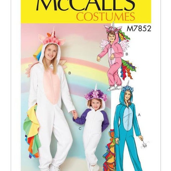 Children's/Miss’ Unicorn Rainbow Tail Costume – McCall’s Sewing Pattern M7852