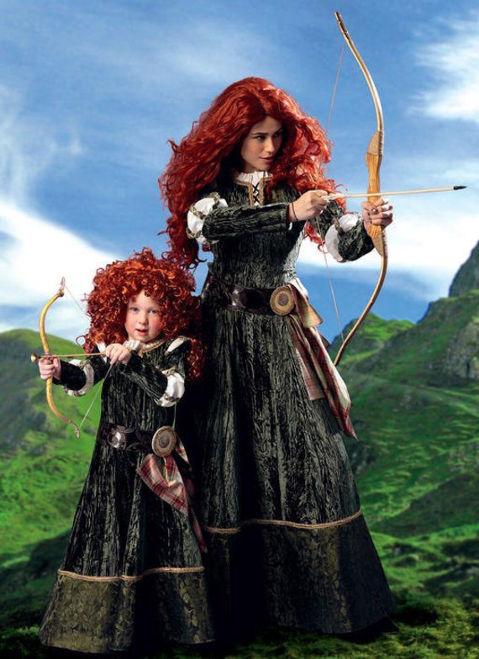 Brave Merida Renaissance Misses’ Cosplay/halloween Disney Brave Princess Merida Long Dress ...