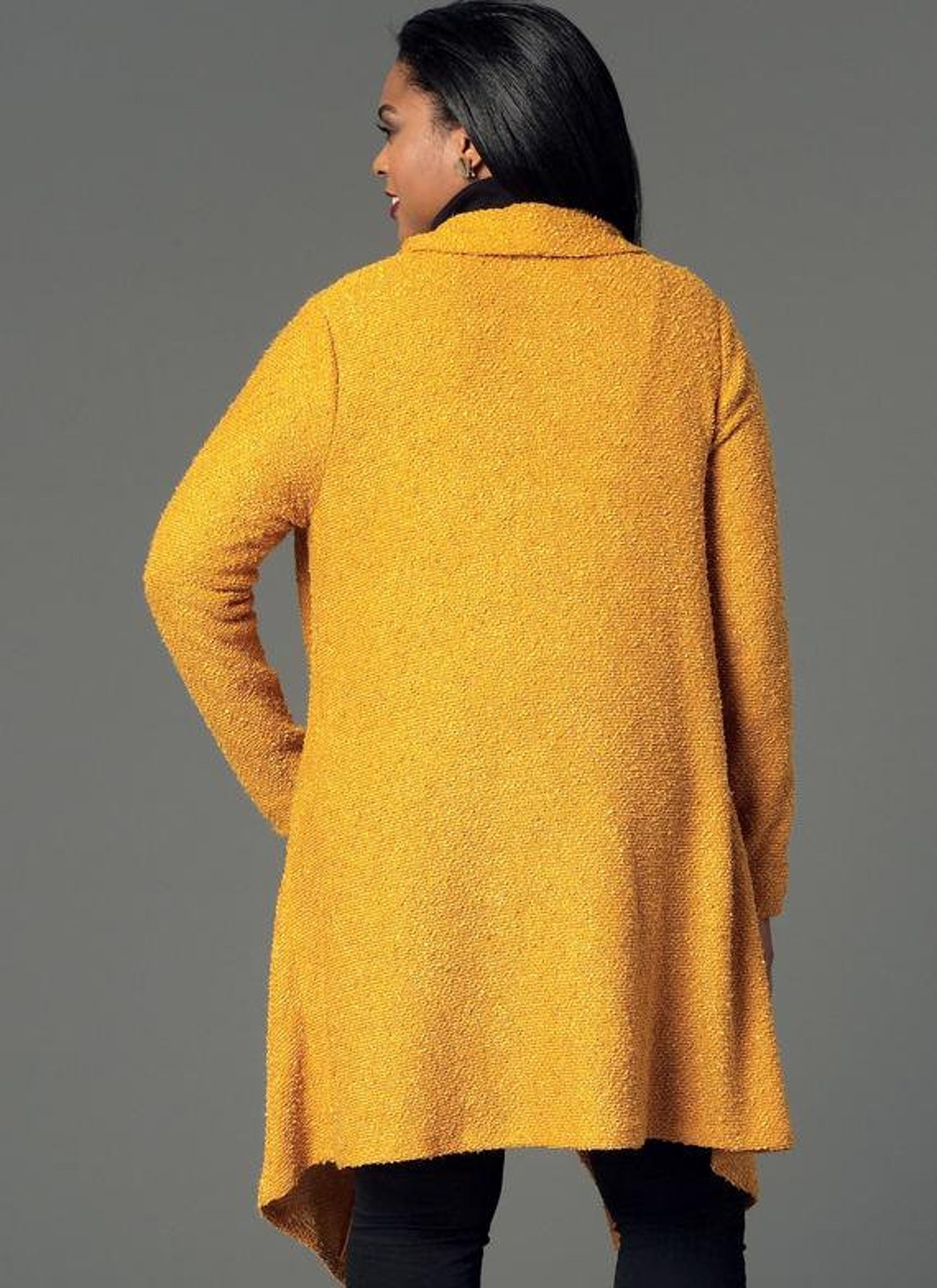 Misses'/women's Sweater Coat and Poncho Mccall's | Etsy