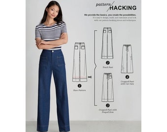 Misses' Pants with Options for Design Hacking - Simplicity Pattern 8701/S8701