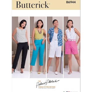 Misses' Pants in Four Lengths by Palmer/Pletsch - Butterick Sewing Pattern B6944