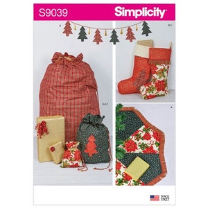 OUT OF PRINT - Holiday Decorating Accessories - Simplicity Sewing Pattern S9039/R10357