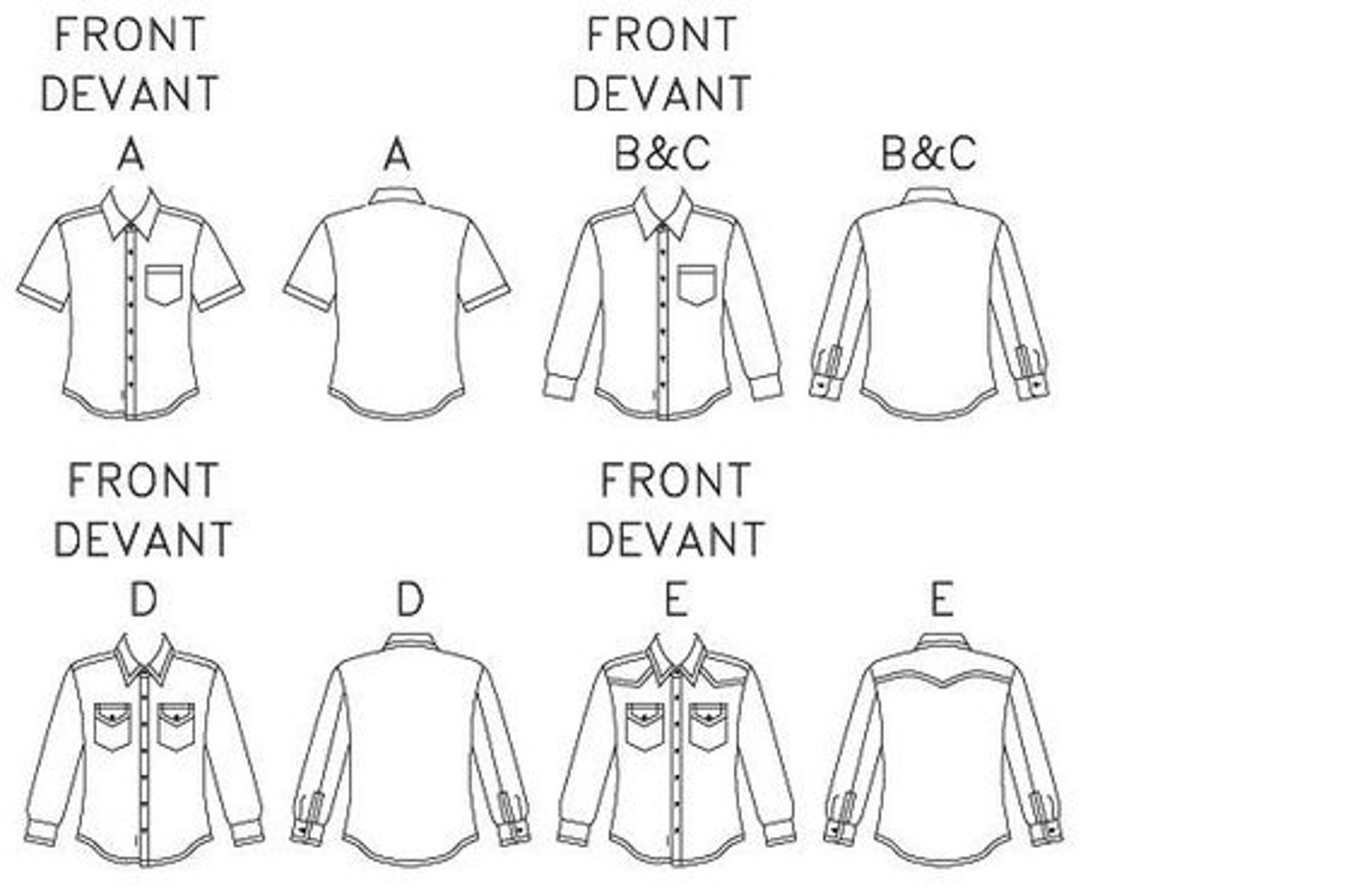 Men's Buttondown Shirts Long Sleeve Short Sleeve One Etsy