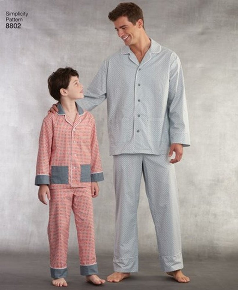 Boys' and Men's Lounge Pants and Shirt - Simplicity Sewing Patter...