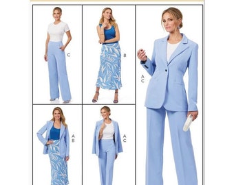 Misses' Jacket, Skirt and Pants - Butterick Sewing Pattern B6933