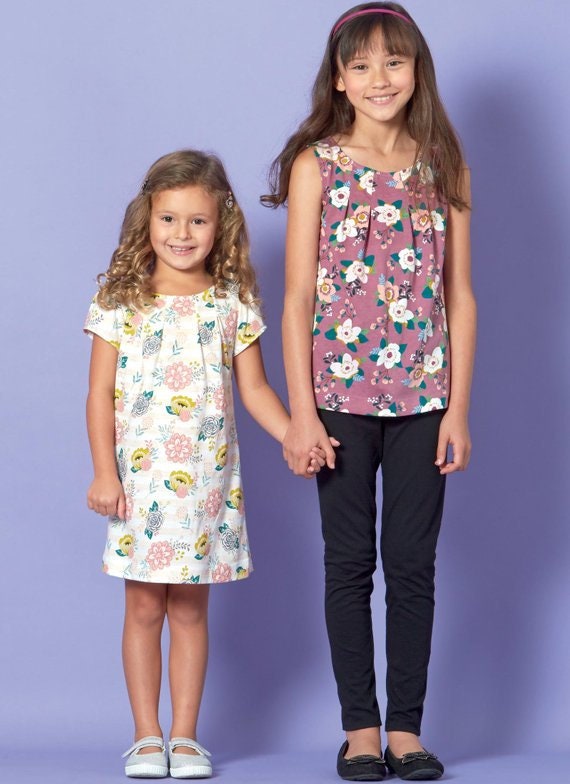 Children's/girls' Tops, Dresses and Leggings Mccall's Very Easy Sewing  Pattern M7709 -  Canada