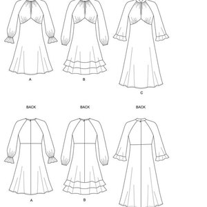 Misses' Dress Butterick Sewing Pattern B6705 - Etsy