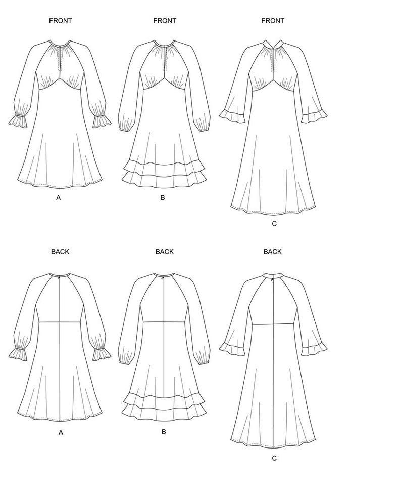 Misses' Dress Butterick Sewing Pattern B6705 - Etsy