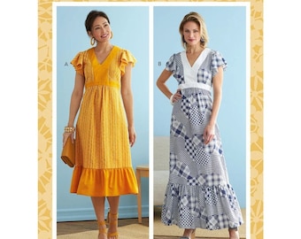 Easy Misses' Dresses - Butterick Sewing Pattern B6728