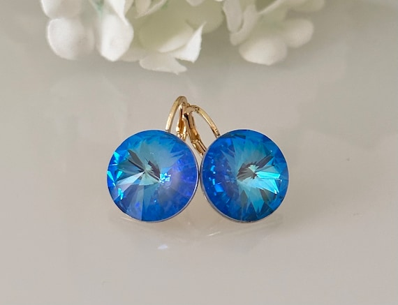 Genuine crystal earrings deals