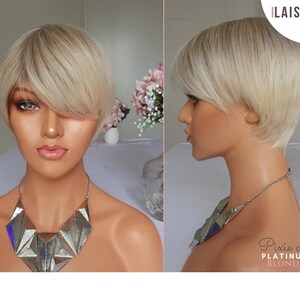 blonde undercut wig
