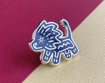 Lion Enamel Pin | Lion Spirit Animal Pin | Animal Lapel Pin