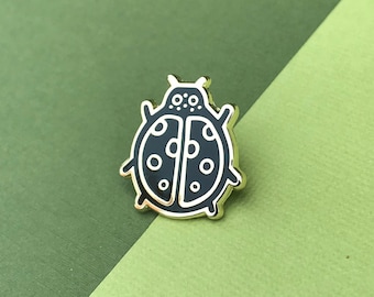 Ladybug Enamel Pin | Insect Spirit Animal Pin | Animal Lapel Pin