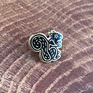 Squirrel Enamel Pin  |  Squirrel Spirit Animal  |  Nature Lapel Pin